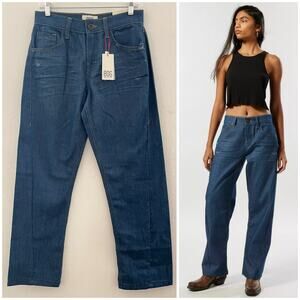 Urban Outfitters BDG Jet Twisted Straight Leg Relaxed Jeans Women's Size 26 NWT